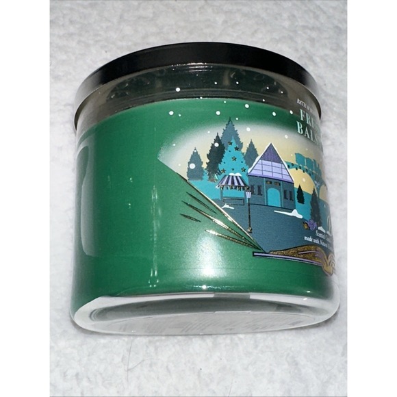 BATH & BODY WORKS FRESH BALSAM 3 WICK CANDLE BRAND NEW - Picture 3 of 16